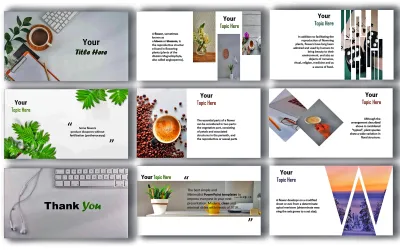 design professional and modern PowerPoint presentation