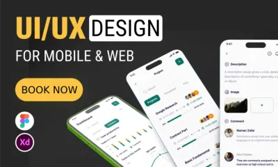 Create UI UX design for your app, website, dashboard.