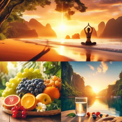 Give 1000+ image prompts Health and Wellness