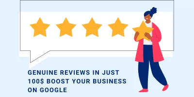 Increase reviews of your business to genuine 1000 reviews in 100$
