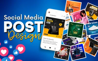 do 20 social media post design , social media templates