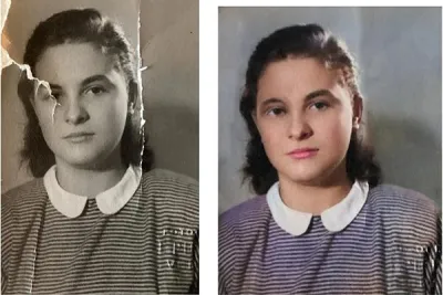 I make the old pictures clear and beautiful in a new way